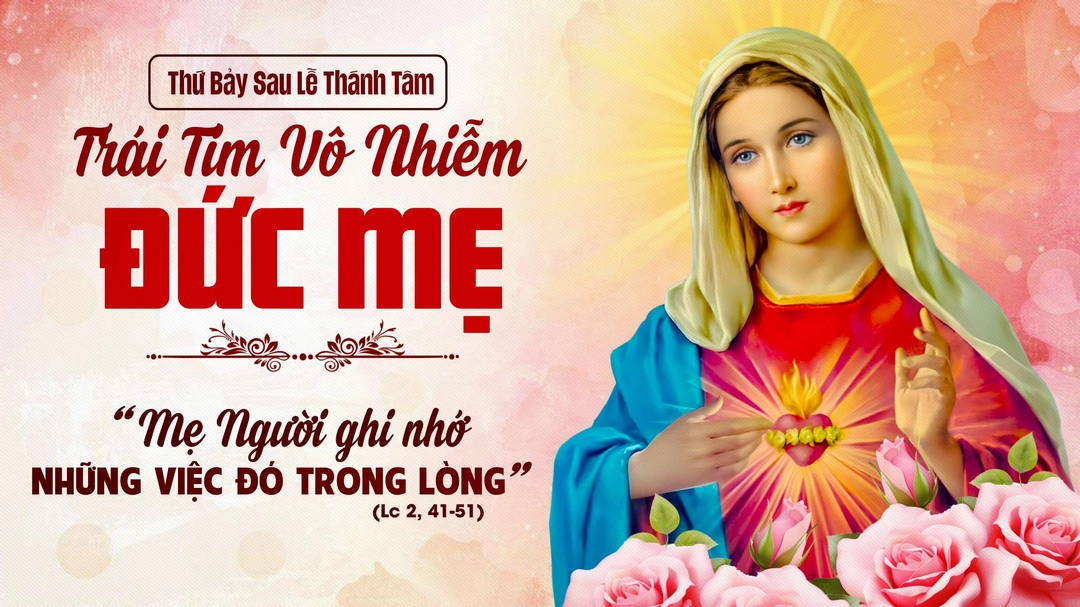Suy Niệm Lời Chúa | Thứ Bảy Tuần IX Mùa Thường Niên - LỄ TRÁI TIM VÔ NHIỄM ĐỨC MARIA - Lễ nhớ | Lc 2,41-51 | Phút Cầu Nguyện