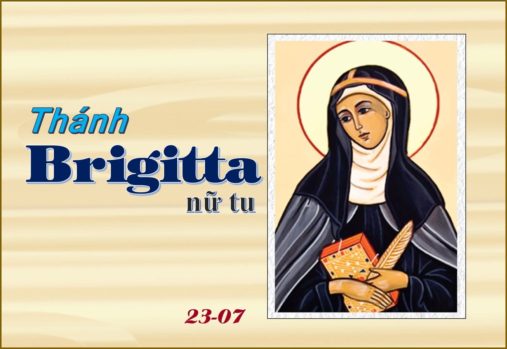 Ngày 23/07: Thánh Birgitta, nữ tu