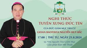 Nghi thức Tuyên xưng Đức tin của Đức cha Gioan Baotixita Nguyễn Huy Bắc - GP Ban Mê Thuột -21.8.24