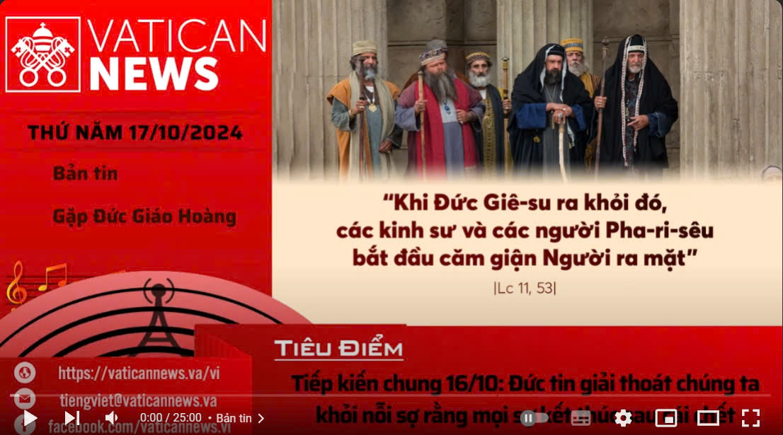 Radio thứ Năm 17/10/2024 - Vatican News Tiếng Việt