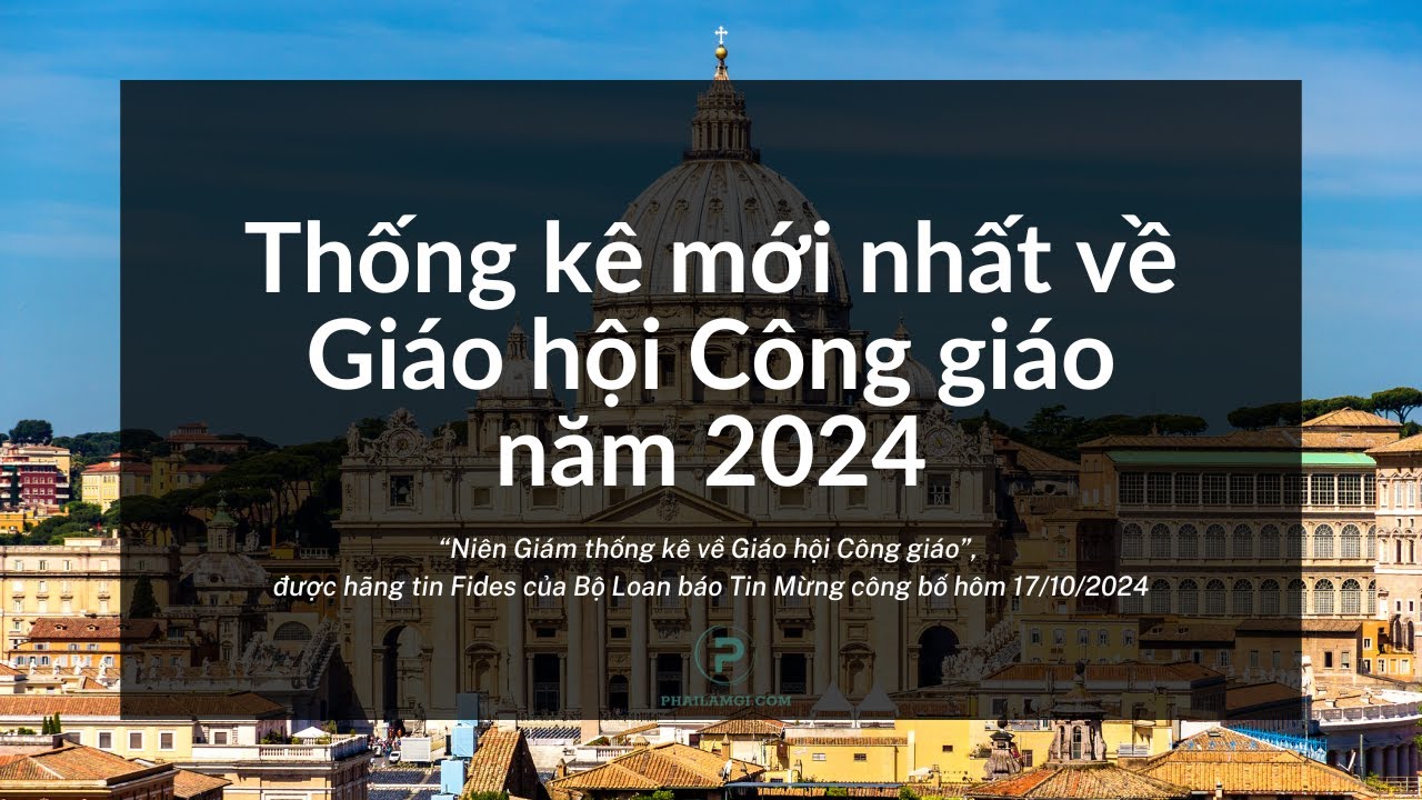 Thống kê về giáo hội Công Giáo năm 2024