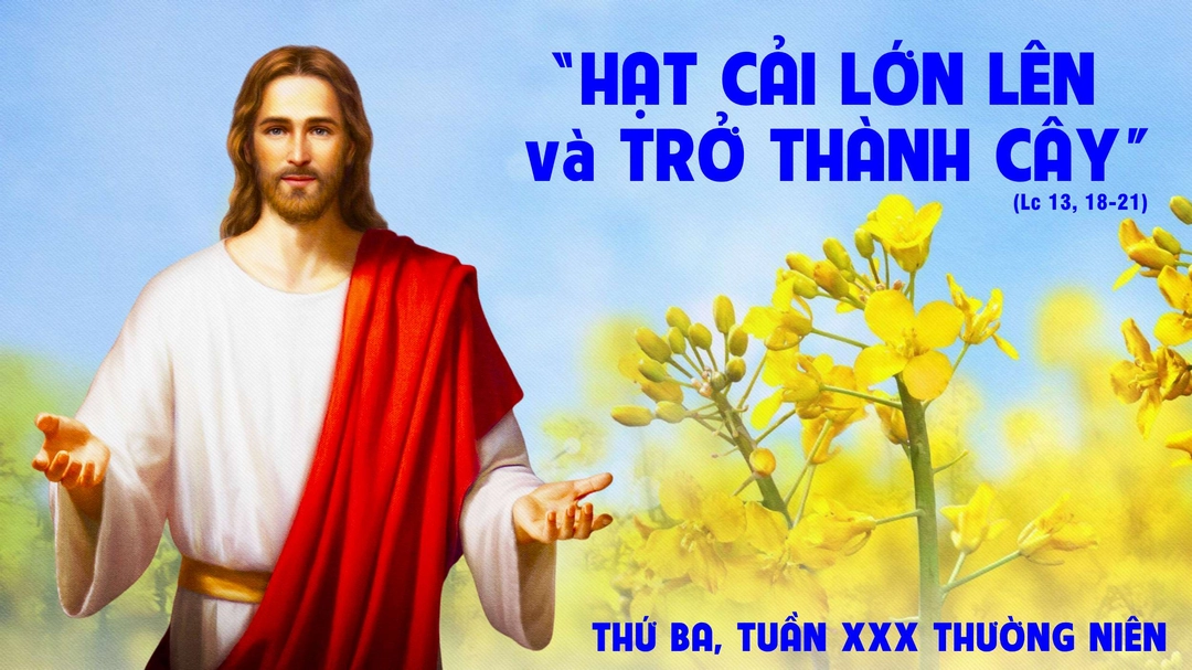 Suy Niệm Lời Chúa | Thứ Ba Tuần XXX Mùa Thường Niên | Lc 13,18-21 | Phút Cầu Nguyện