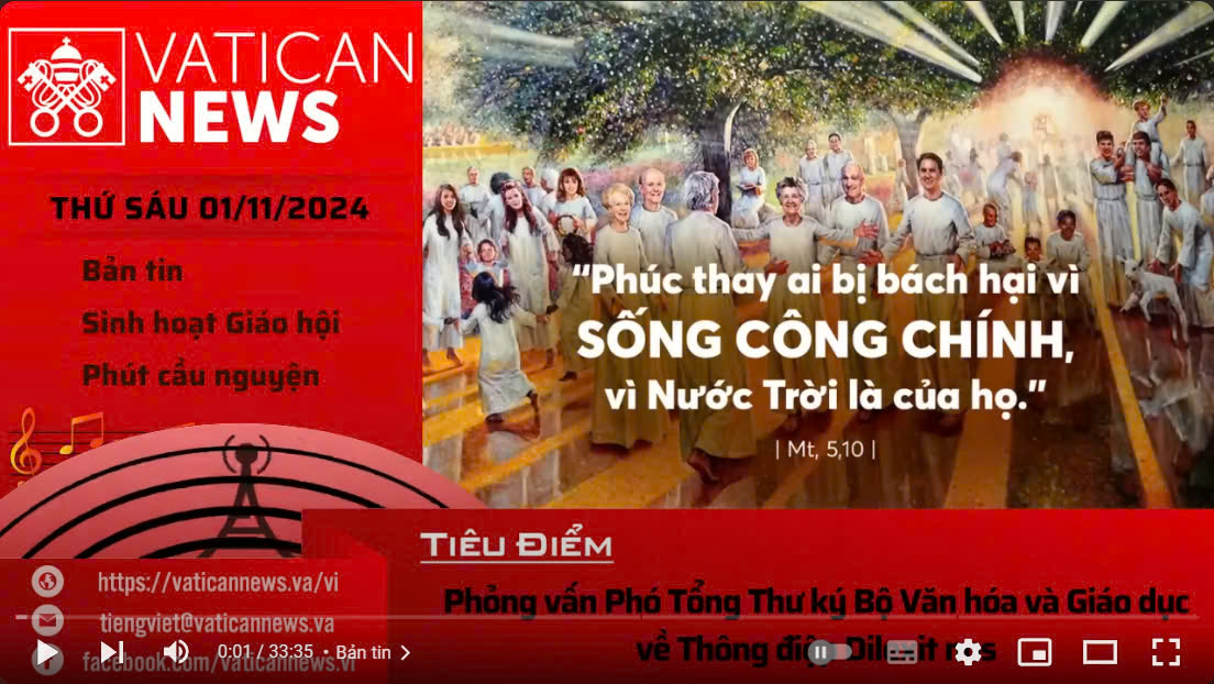 Radio thứ Sáu 01/11/2024 - Vatican News Tiếng Việt
