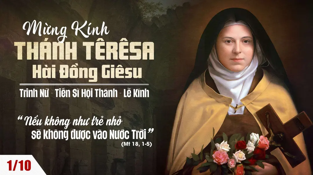 Phút Cầu Nguyện | Thứ Tư Tuần XXVI Thường Niên - THÁNH TÊRÊSA HÀI ĐỒNG GIÊSU, trinh nữ, tiến sĩ Hội thánh. Bổn mạng các xứ truyền giáo - Lễ kính| Mt 18,1-5 |