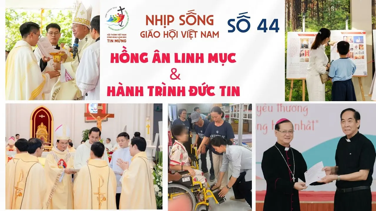 HỒNG ÂN LINH MỤC VÀ HÀNH TRÌNH ĐỨC TIN: NHỊP SỐNG GIÁO HỘI VIỆT NAM SỐ 44 (20/10 - 27/10/2025)