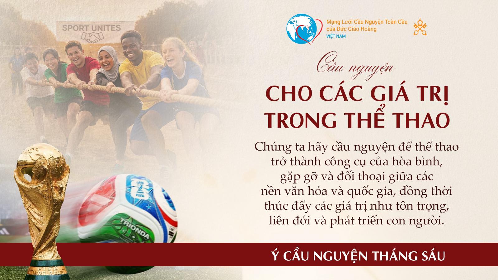 Ý cầu nguyện tháng 06 -2026 của Đức Giáo hoàng: Cầu cho các giá trị của thể thao