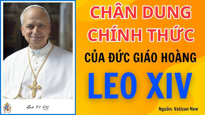 Chân dung chính thức của Đức Thánh Cha Lêô XIV