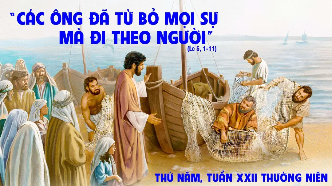 Phút Cầu Nguyện | Thứ Năm Tuần XXII Mùa Thường Niên | Lc 5,1-11 |